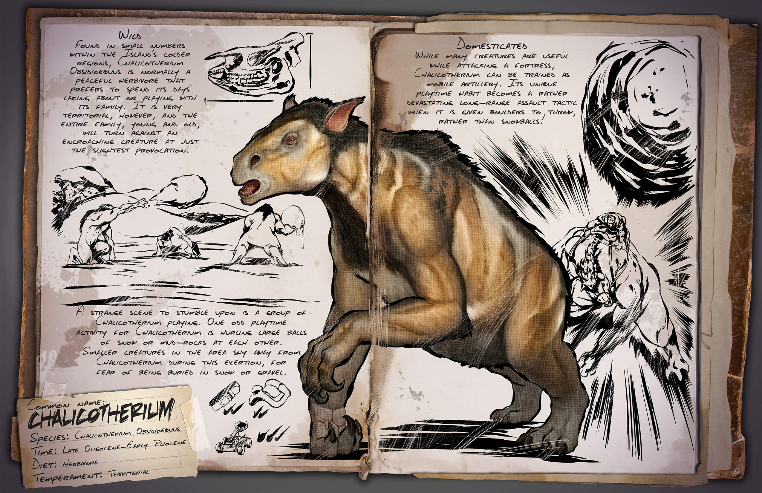 chalicotherium survive ark